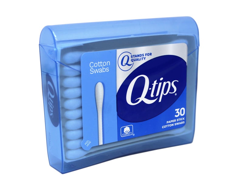 Q-Tips Cotton Swabs - Travel Q-Tips for Beauty, Makeup, Nails and More, Perfect for On The Go, 30 Count - 16 Pack - Image 5